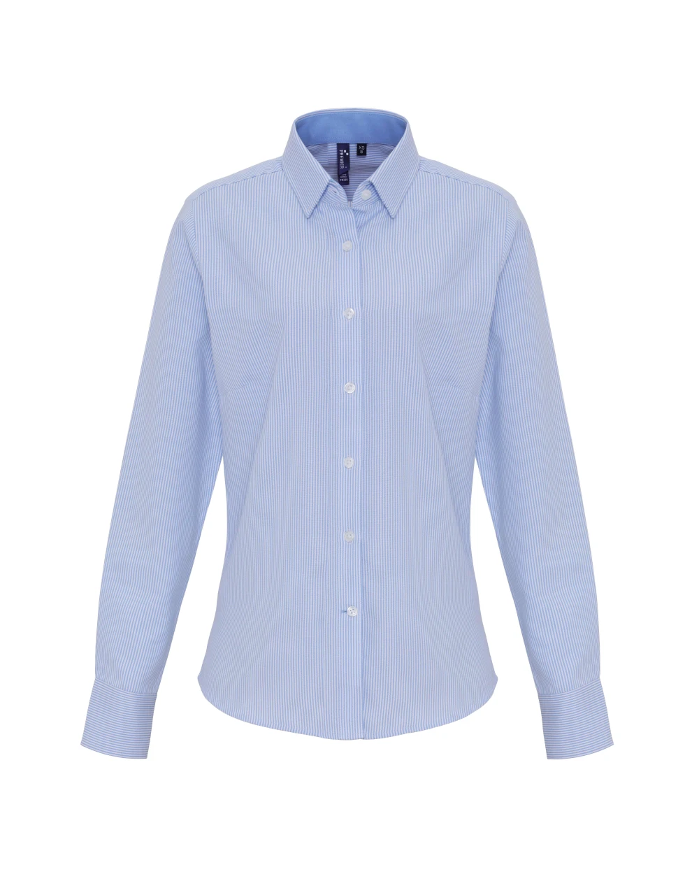 Chemises personnalisable PREMIER Ladies Cotton Rich Oxford Stripes Shirt