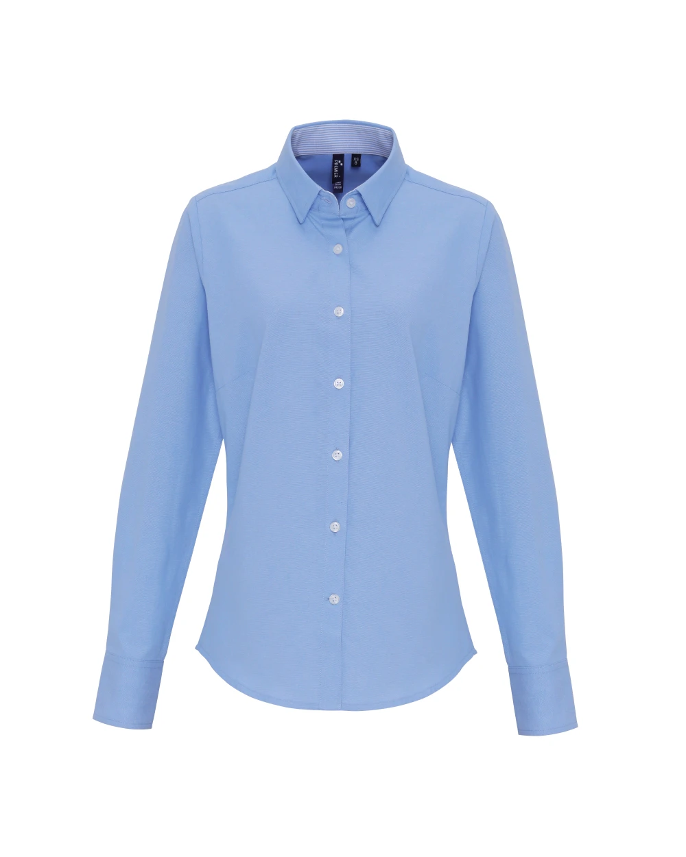 PREMIER Ladies Cotton Rich Oxford Stripes Shirt Hemden personalisierbar