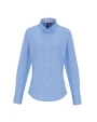 PREMIER Ladies Cotton Rich Oxford Stripes Shirt Hemden personalisierbar