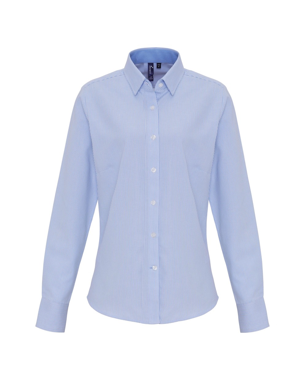 Hemden PREMIER Ladies Cotton Rich Oxford Stripes Shirt voor bedrukking &amp; borduring