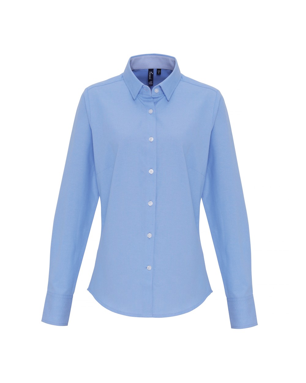 PREMIER Ladies Cotton Rich Oxford Stripes Shirt Hemden personalisierbar