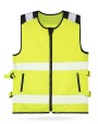 Gilets de sécurité personnalisable KORNTEX Hi-Vis Mesh Motorcycle Safety Vest “Naxos”
