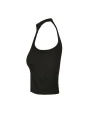 T-shirts BUILD YOUR BRAND LADIES TURTLENECK SHORT TOP voor bedrukking &amp; borduring