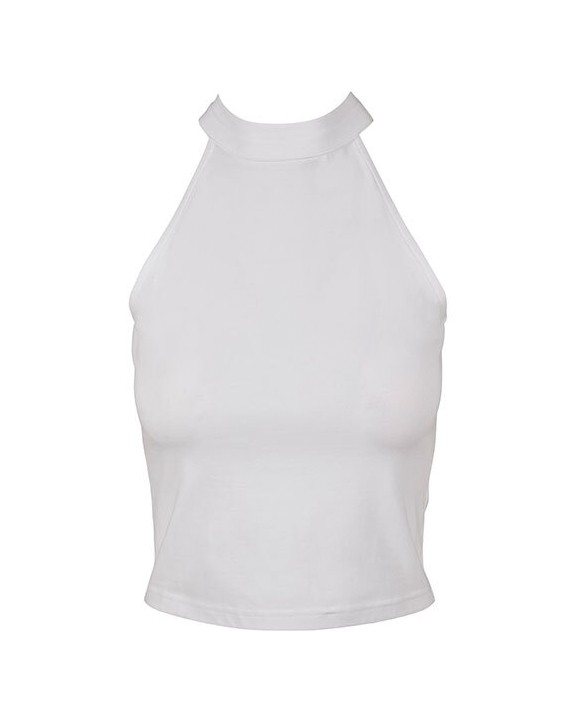 BUILD YOUR BRAND LADIES TURTLENECK SHORT TOP T-Shirts personalisierbar