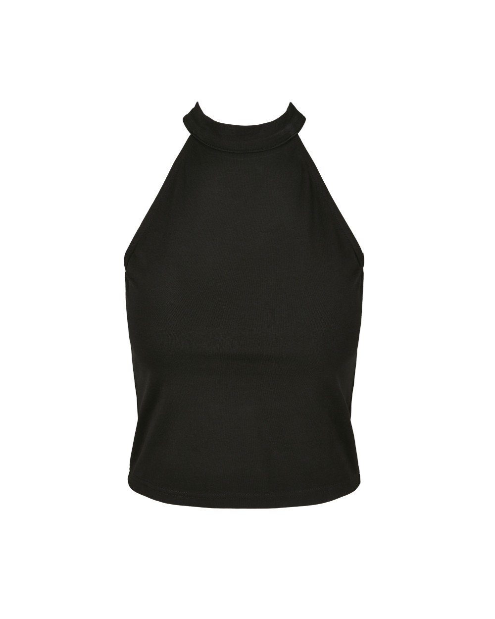 T-shirts BUILD YOUR BRAND LADIES TURTLENECK SHORT TOP voor bedrukking &amp; borduring