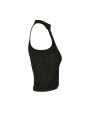 T-shirts BUILD YOUR BRAND LADIES TURTLENECK SHORT TOP voor bedrukking &amp; borduring