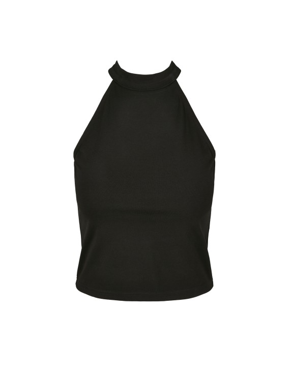 BUILD YOUR BRAND LADIES TURTLENECK SHORT TOP T-Shirts personalisierbar
