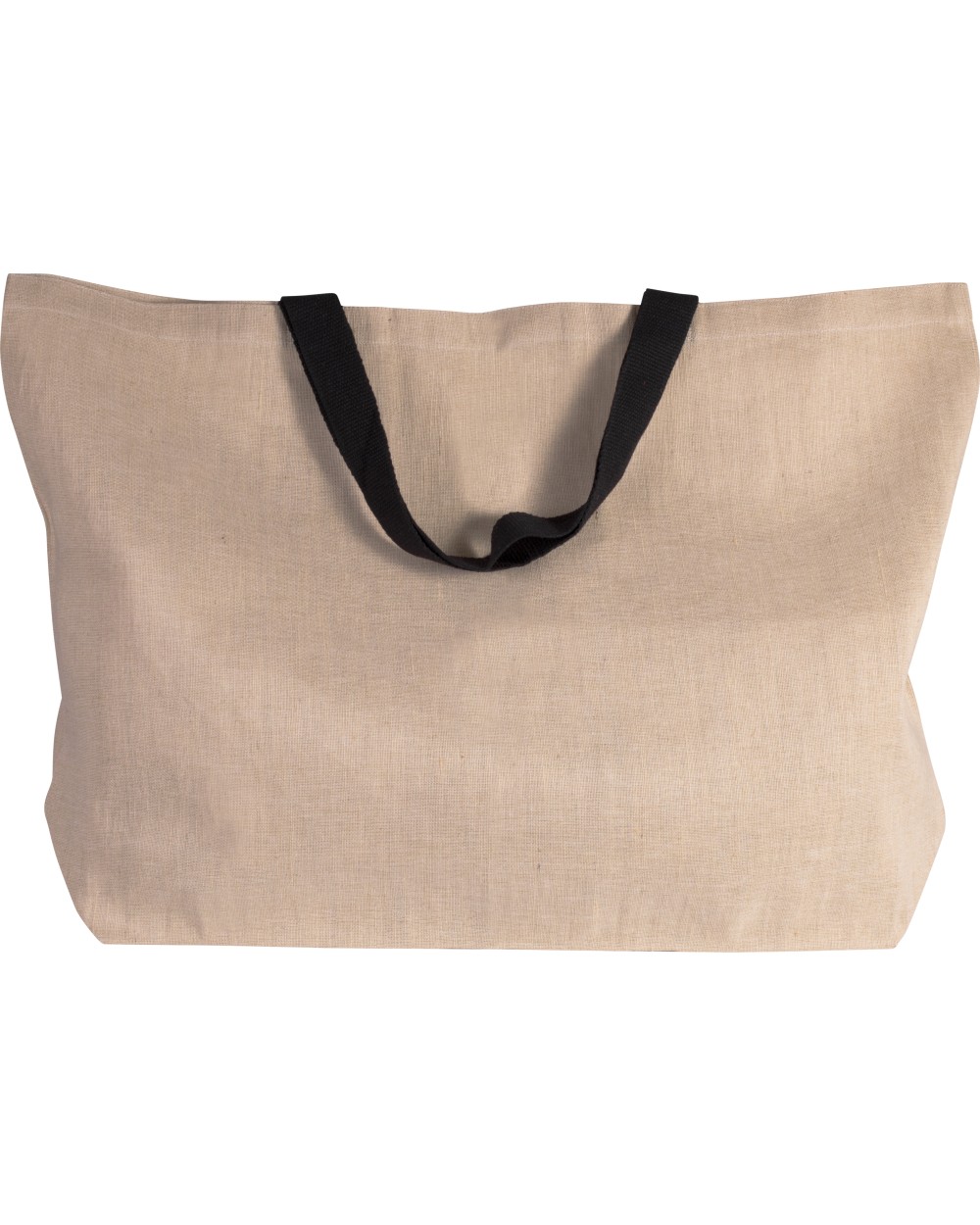 Tassen & Zakken KIMOOD Grote strandtas van jute/katoen voor bedrukking &amp; borduring