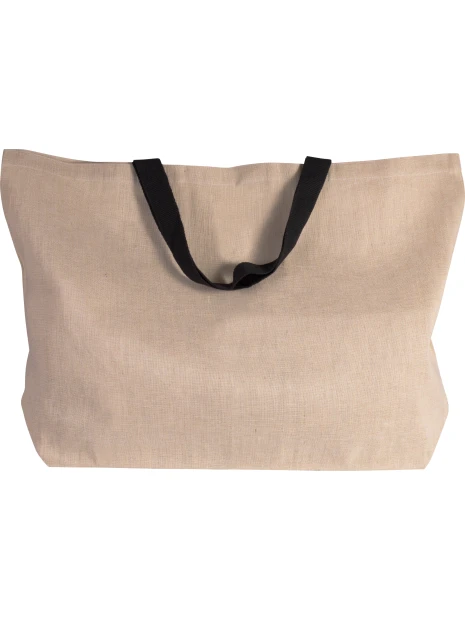 KIMOOD Grand sac fourre-tout en juco /api/colors/e4673c21-e8cb-492b-aa0c-b227b8618401 personnalisable