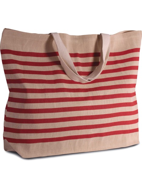 KIMOOD Grand sac fourre-tout en juco  personnalisable