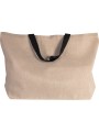 KIMOOD Grand sac fourre-tout en juco /api/colors/e4673c21-e8cb-492b-aa0c-b227b8618401 personnalisable