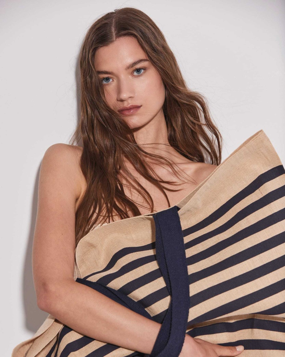 KIMOOD Großer Shopper aus Jute-Baumwoll-Mischgewebe Taschen personalisierbar