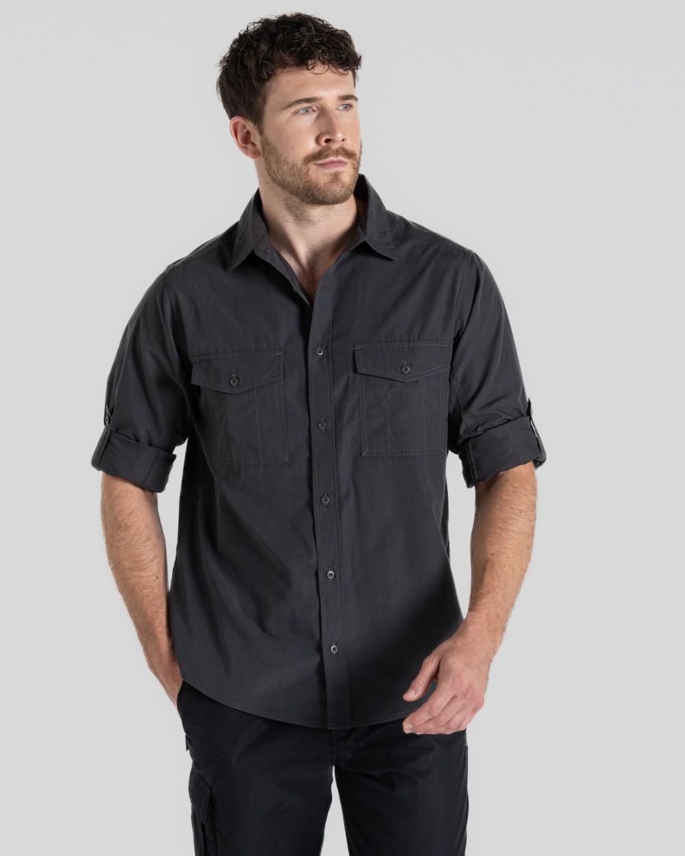 Hemden CRAGHOPPERS EXPERT EXPERT KIWI LONG SLEEVED SHIRT voor bedrukking &amp; borduring