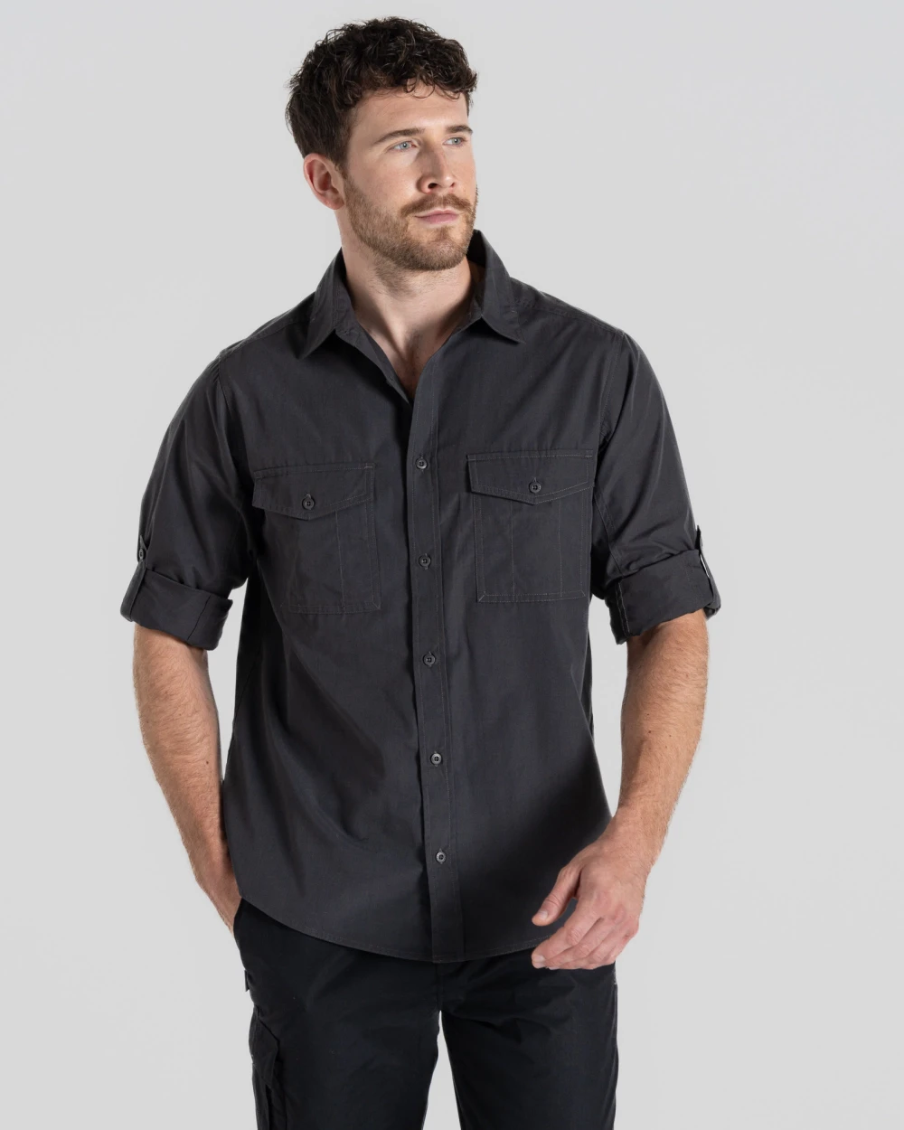 Hemden CRAGHOPPERS EXPERT EXPERT KIWI LONG SLEEVED SHIRT voor bedrukking &amp; borduring