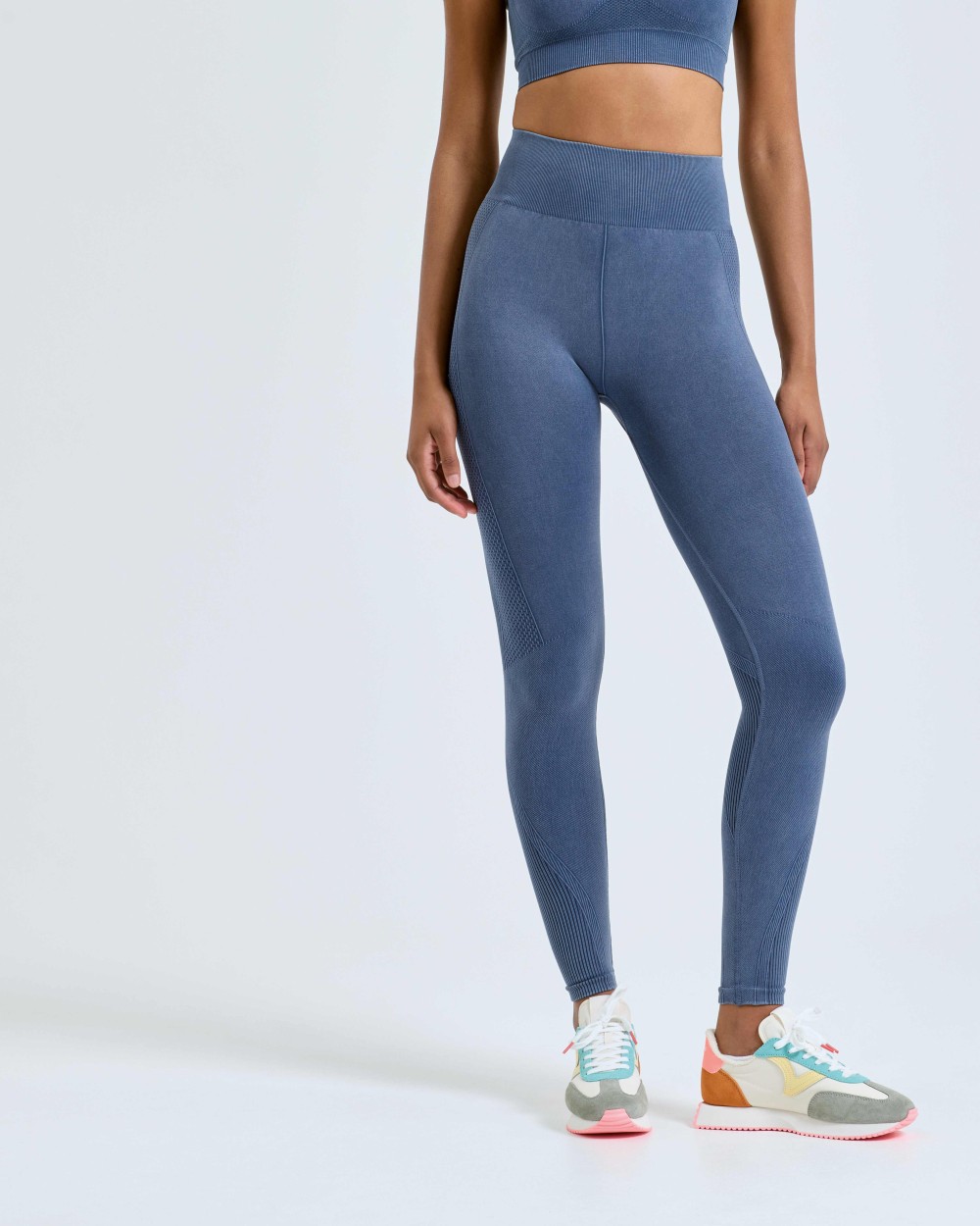 Broeken TRIDRI Women's TriDri® seamless '3D fit' multi-sport denim look leggings voor bedrukking &amp; borduring