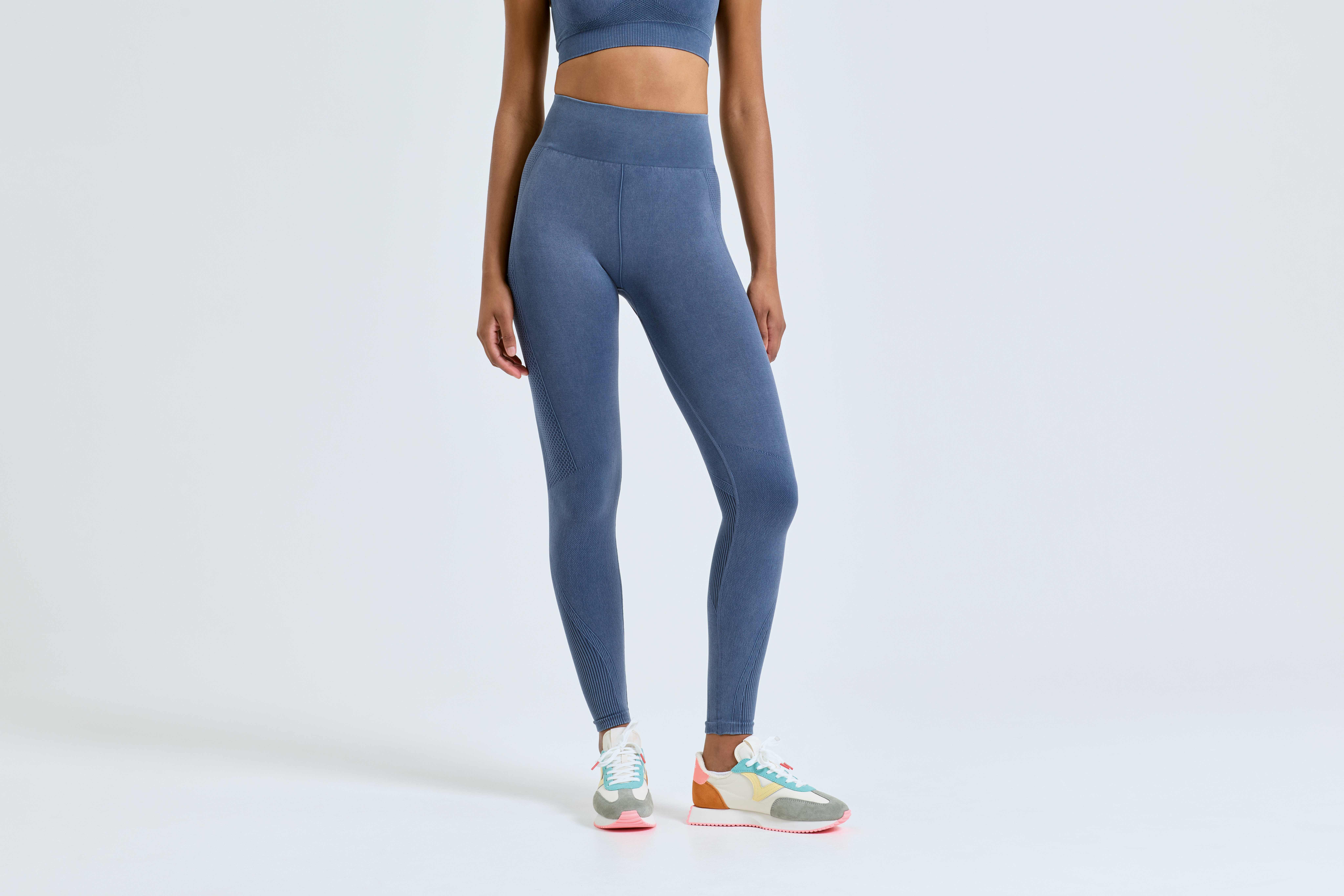 Pantalons personnalisable TRIDRI TriDri® Legging multisports « coupe 3D » sans couture Denim Look pour femme