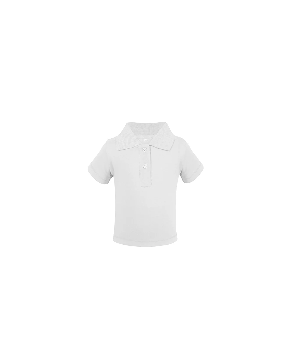 Polo's LINK KIDS WEAR Organic Baby Polo Short Sleeve Teddy 01 voor bedrukking &amp; borduring