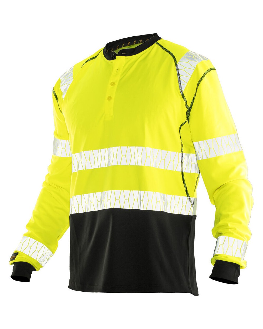 T-shirts JOBMAN 5598 Hi-Vis Long Sleeve T-shirt UV-Pro voor bedrukking &amp; borduring