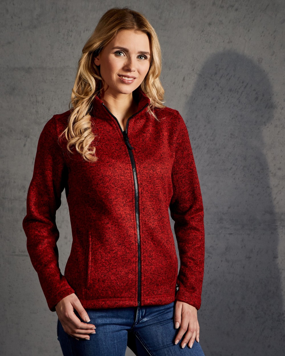 Laines polaires personnalisable PROMODORO WOMEN'S KNIT FLEECE JACKET C+