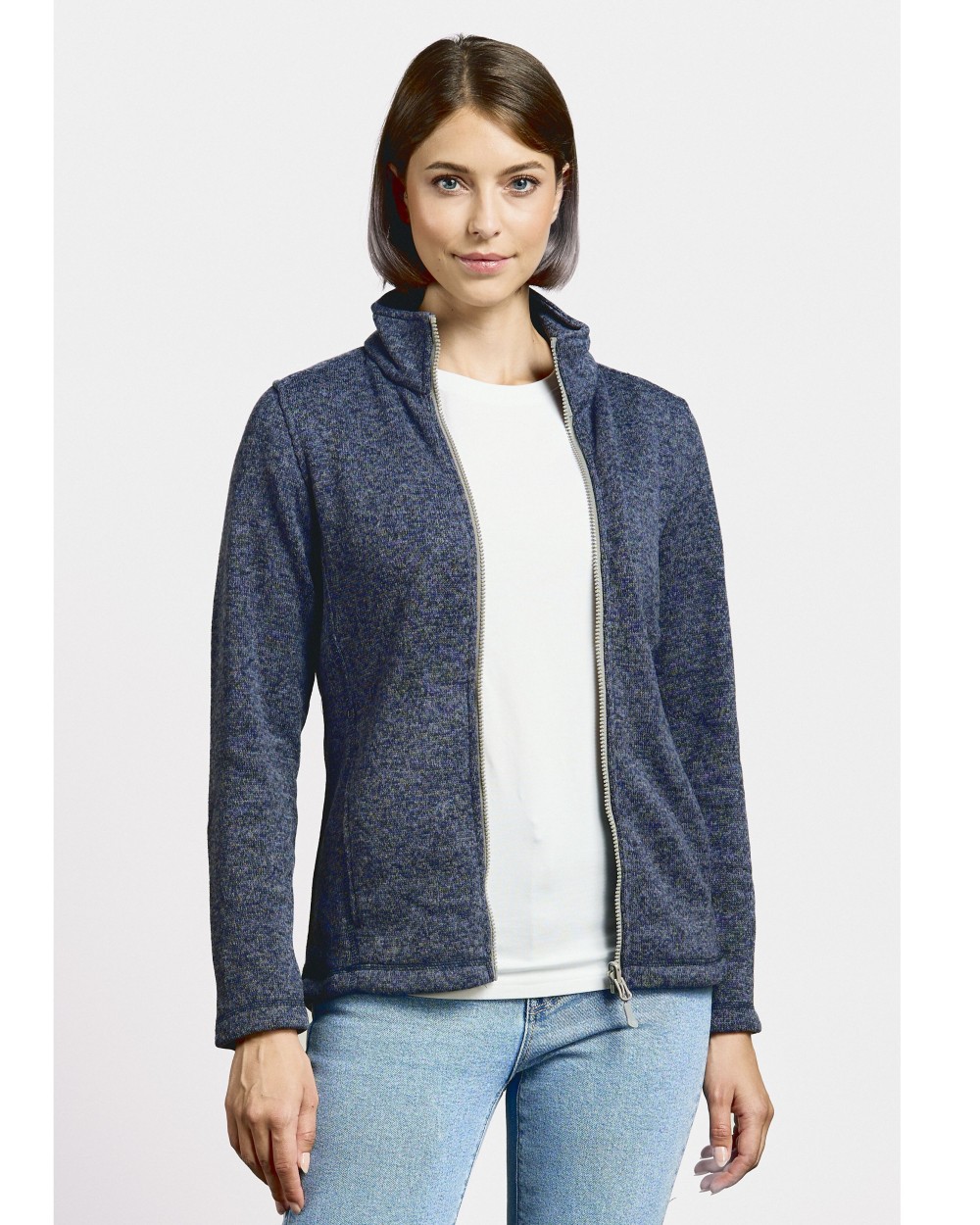 Polar Fleeces PROMODORO WOMEN'S KNIT FLEECE JACKET C+ voor bedrukking &amp; borduring