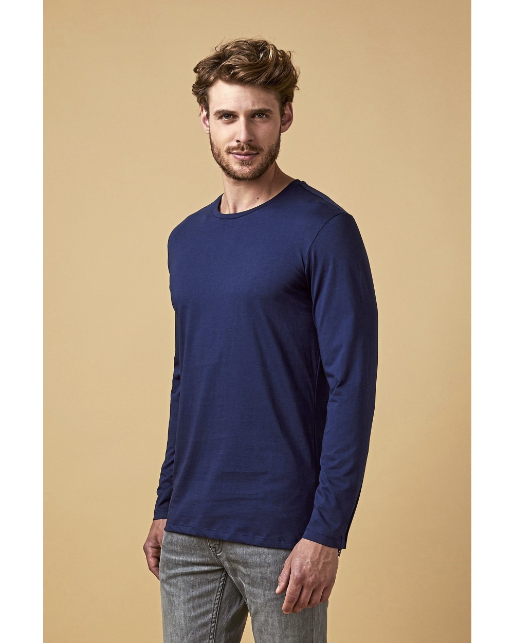 T-Shirts personnalisable PROMODORO Men´s Roundneck T-Shirt Longsleeve