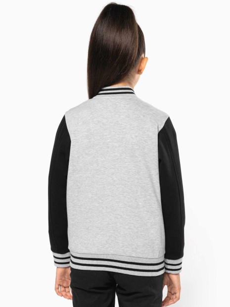 Vestes à personnaliser KARIBAN Blouson molleton teddy enfant 