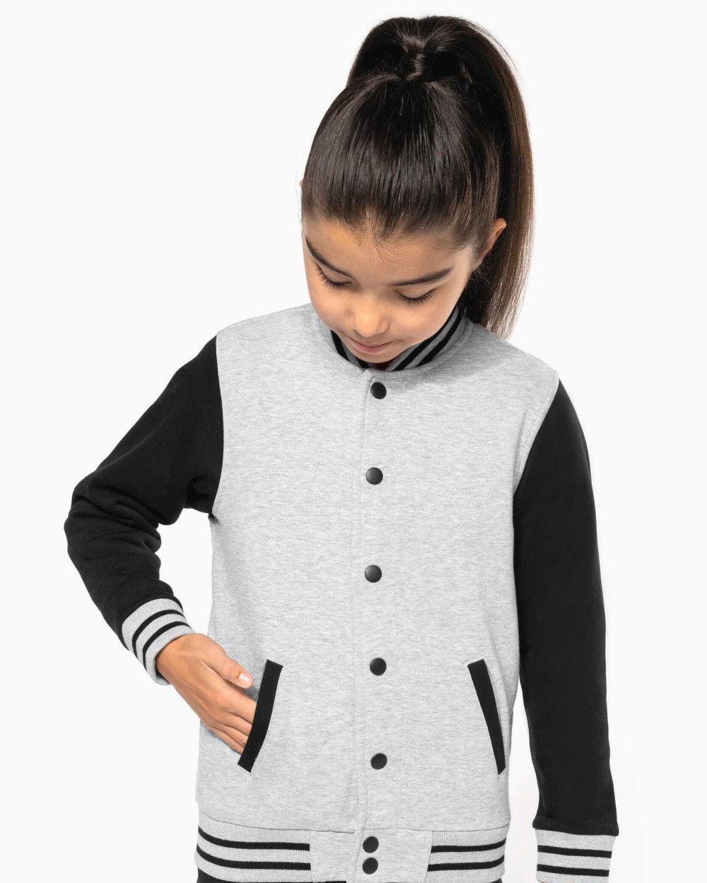 Jassen KARIBAN Kinder college jacket voor bedrukking &amp; borduring