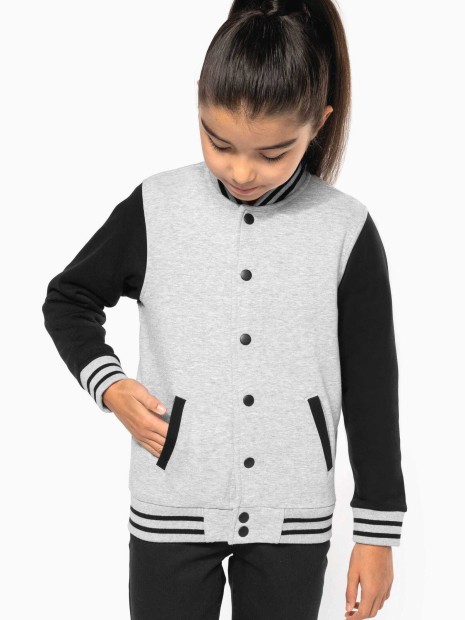 Vestes à personnaliser KARIBAN Blouson molleton teddy enfant 