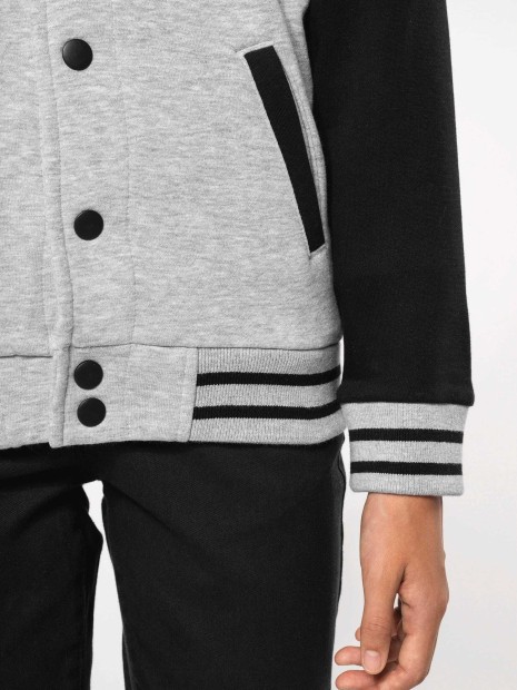 Vestes à personnaliser KARIBAN Blouson molleton teddy enfant 