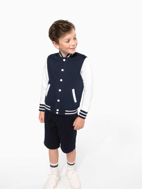 Vestes à personnaliser KARIBAN Blouson molleton teddy enfant 