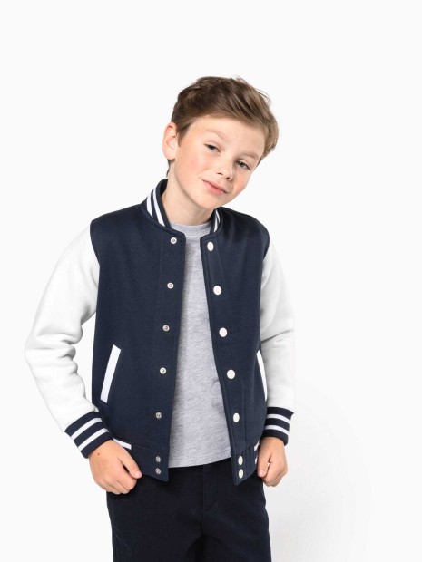 Vestes à personnaliser KARIBAN Blouson molleton teddy enfant 
