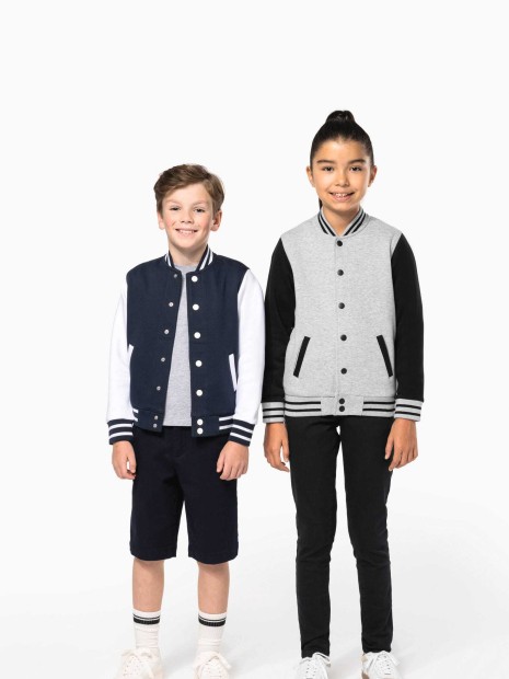 Vestes à personnaliser KARIBAN Blouson molleton teddy enfant 