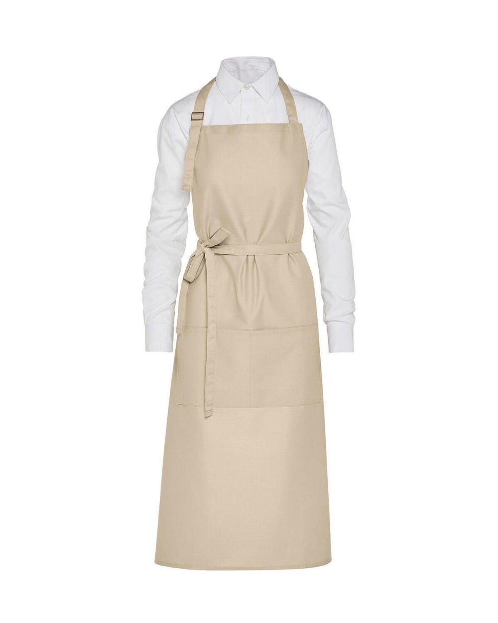 Schorten SG CLOTHING AMSTERDAM - Recycled Bib Apron with Pocket voor bedrukking &amp; borduring