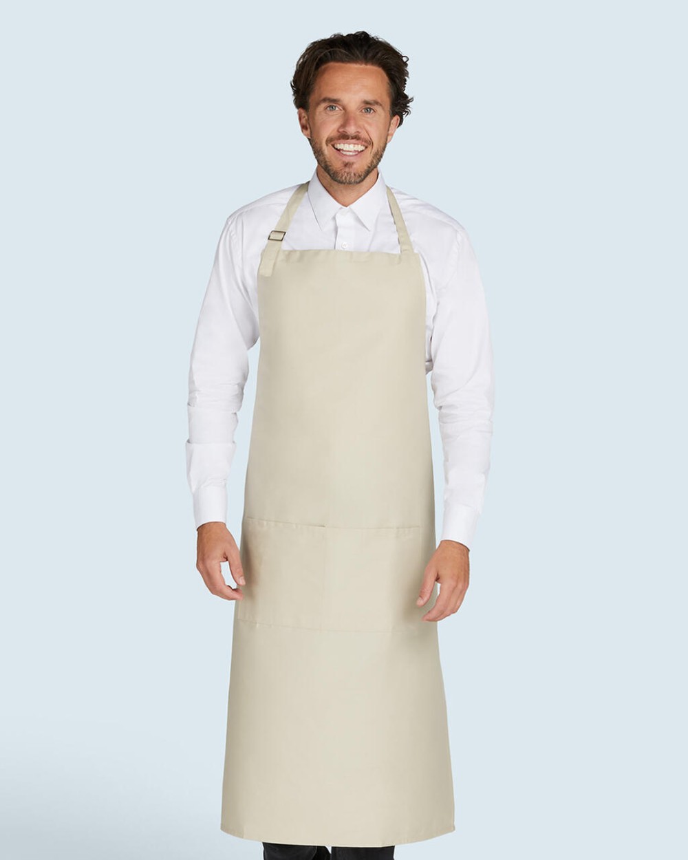 Tabliers personnalisable  AMSTERDAM - Recycled Bib Apron with Pocket