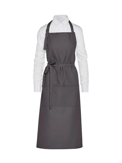 SG CLOTHING AMSTERDAM - Recycled Bib Apron with Pocket /api/colors/f07121ee-2ff0-449a-ab59-79be9a11aa30 personnalisable