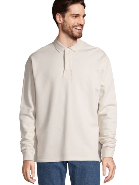 Sweat-shirts à personnaliser SOL'S Unisex Polo Collar Sweatshirt Heritage 