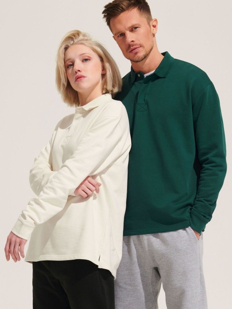 Sweat-shirts à personnaliser SOL'S Unisex Polo Collar Sweatshirt Heritage 