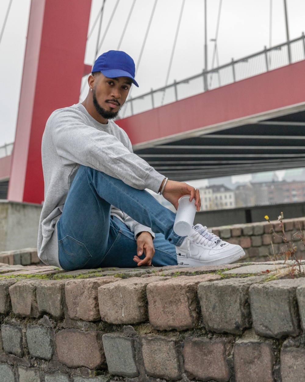 4DO Impact 6 Panel Kappe aus 190gr rCotton mit AWARE™ Tracer Kappen personalisierbar