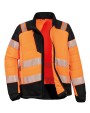PORTWEST PW3 Hi-vis hybrid baffle jacket (T170) Jacken personalisierbar