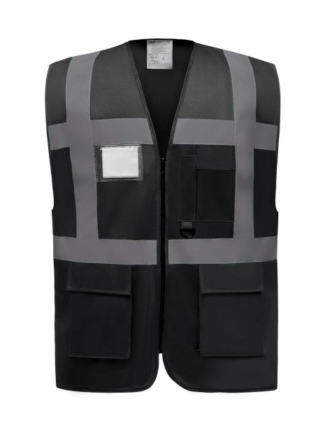 YOKO Gilet multifonction haute visibilité  personnalisable