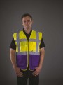 Gilets de sécurité à personnaliser YOKO Gilet multifonction haute visibilité 
