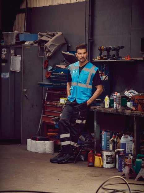 Gilets de sécurité à personnaliser YOKO Gilet multifonction haute visibilité 