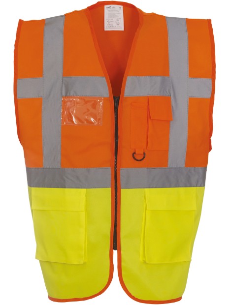YOKO Gilet multifonction haute visibilité /api/colors/b5792299-44b1-44e6-bf9a-e18f5d83c025 personnalisable
