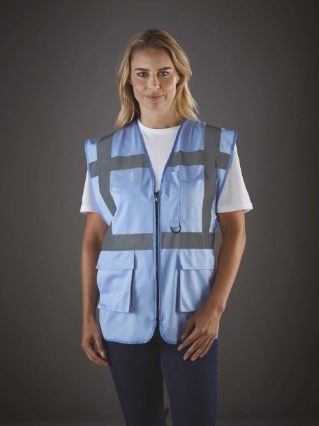 Gilets de sécurité à personnaliser YOKO Gilet multifonction haute visibilité 