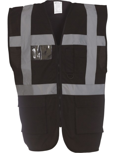 YOKO Gilet multifonction haute visibilité /api/colors/b9fdad4a-5e94-45cb-8c03-c08b349b28c3 personnalisable