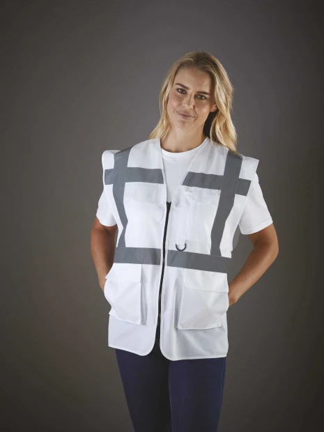 Gilets de sécurité à personnaliser YOKO Gilet multifonction haute visibilité 