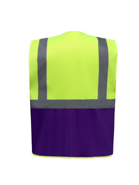 YOKO Gilet multifonction haute visibilité /api/colors/8d0030cf-cd12-4bfc-92c0-a508d60131ff personnalisable