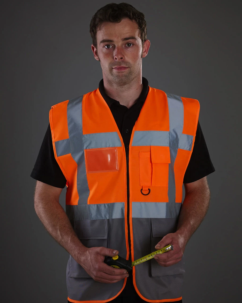 Gilets de sécurité personnalisable YOKO Gilet multifonction haute visibilité