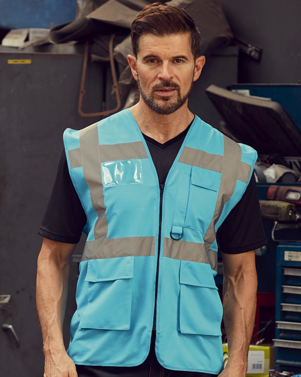 Fluo vestjes YOKO Multifunctioneel veiligheidshesje voor bedrukking &amp; borduring