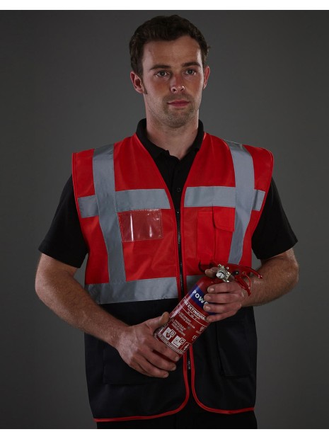 YOKO Gilet multifonction haute visibilité /api/colors/b7356eda-6c72-4d03-829c-6a61c9e04b1f personnalisable